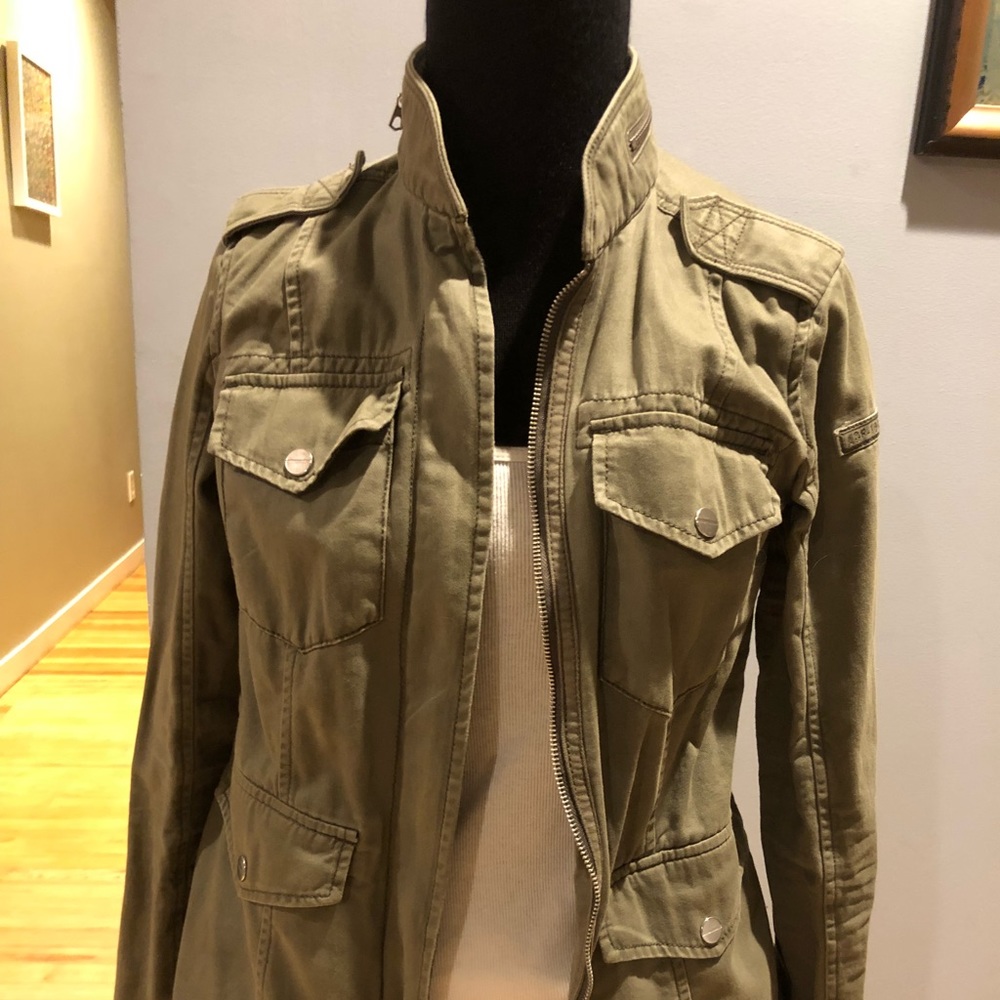 Abercrombie army green jacket
